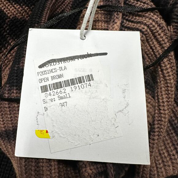 Pistola Darya Acid Dye Cotton Sweater in Dark Lava Women's Size Small NWT - Picture 4 of 10